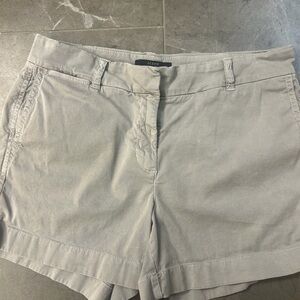 J. Crew Women's Light Gray Casual Cotton Shorts